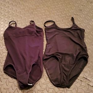2 black leotards
